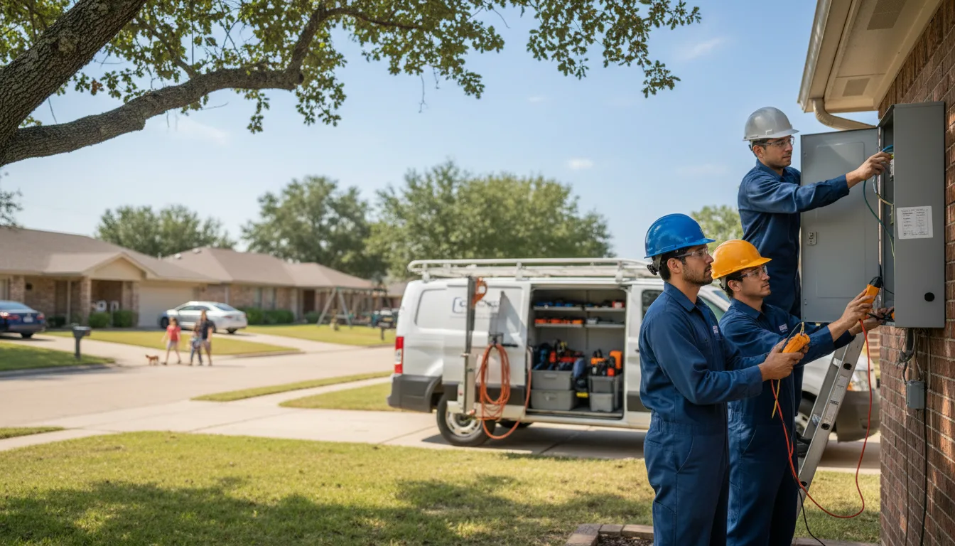 Certified electrician providing emergency electrical services in Continental Divide, NM